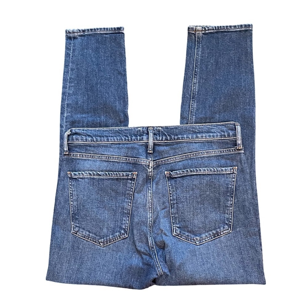 AGOLDE Nico Skinny Jeans High Rise Ankle Crop Medium Blue Denim Size 30 - Picture 5 of 10